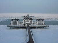 Selliner Seeebr�cke im eisigen Gewand